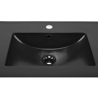 Comad Lava umywalka 81x46 cm prostokątna meblowa czarna UM-LAVA BLACK 80 DP