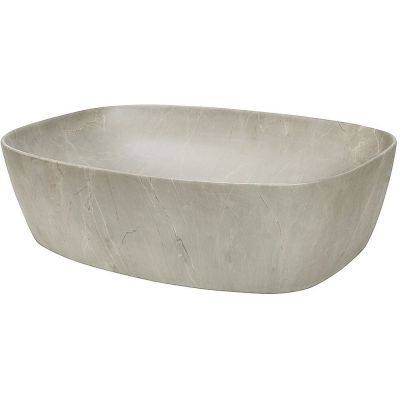 Comad Anna umywalka 50,5x39,5 cm nablatowa owalna kamień/beż mat UN-ANNA-MY1
