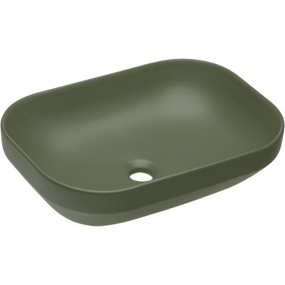 Comad Neli umywalka 50,4x35,2 cm prostokątna nablatowa zielona UN-NELI-MFG