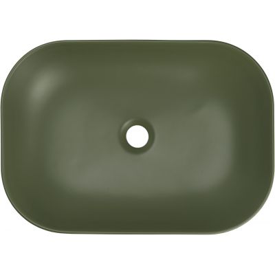 Comad Neli umywalka 50,4x35,2 cm prostokątna nablatowa zielona UN-NELI-MFG