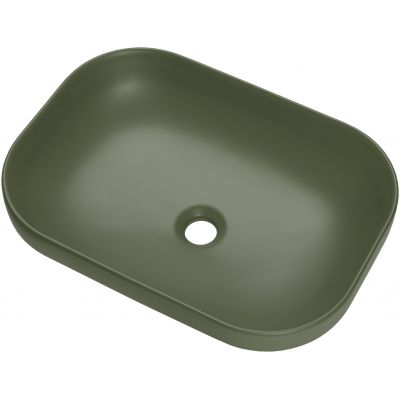 Comad Neli umywalka 50,4x35,2 cm prostokątna nablatowa zielona UN-NELI-MFG