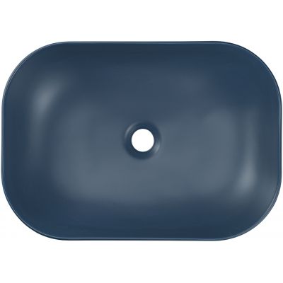 Comad Neli umywalka 50,4x35,2 cm prostokątna nablatowa niebieska UN-NELI-MNB