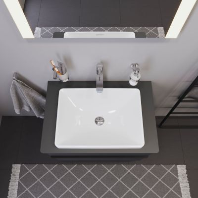 Duravit D-Neo umywalka 60x44 cm wpuszczana prostokątna biała 0358600079