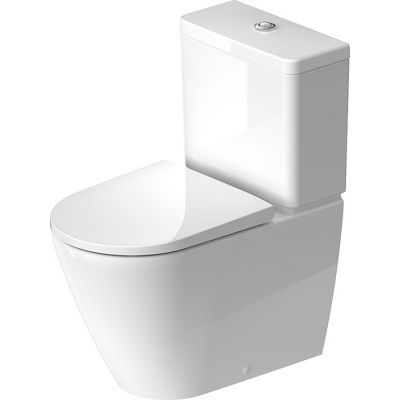 Duravit D-Neo miska WC kompakt stojąca Rimless HygieneGlaze biała 2002092000