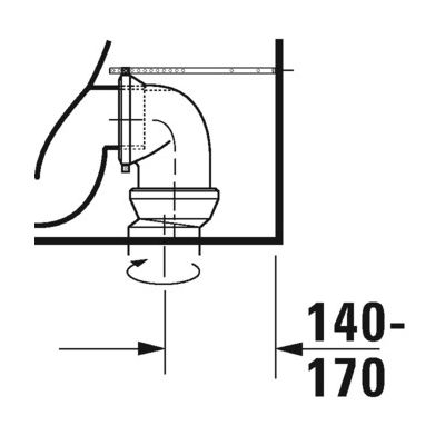 Duravit D-Neo miska WC kompakt stojąca Rimless biała 2002090000