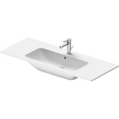 Duravit ME by Starck umywalka 123x49 cm prostokątna ścienna biały półmat 2336123200
