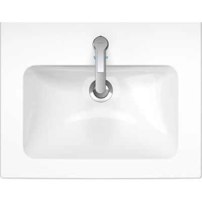 Zestaw Duravit L-Cube Me by Starck umywalka z szafką 60 cm biały/połysk (LC624002222, 2336630000)