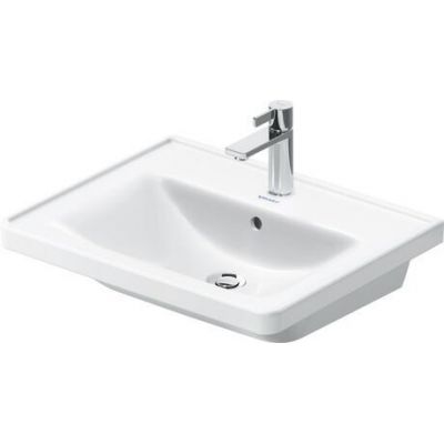 Duravit D-Neo umywalka 60x48 cm prostokątna meblowa biała 2367600060