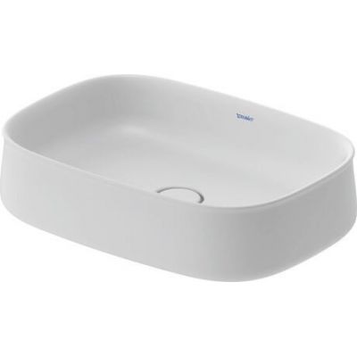 Duravit Zencha umywalka 55x39 cm owalna nablatowa biały półmat 23735532791