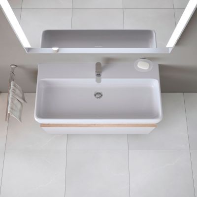 Duravit Qatego umywalka 100x47 cm meblowa prostokątna biały połysk 2382100000