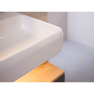 Duravit Qatego umywalka 120x47 cm meblowa prostokątna HygieneGlaze biały połysk 2382122060