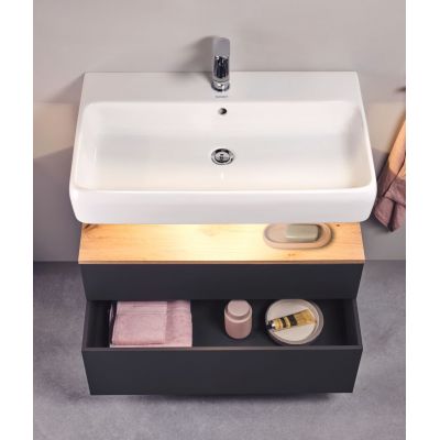 Duravit Qatego umywalka 80x47 cm meblowa prostokątna biały połysk 2382800000