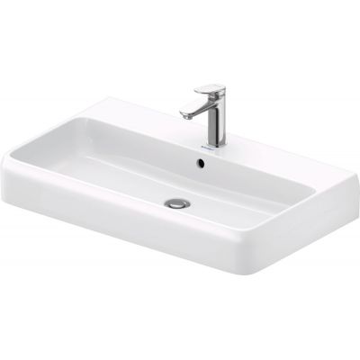 Duravit Qatego umywalka 80x47 cm meblowa prostokątna HygieneGlaze biały połysk 2382802000