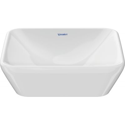 Duravit D-Neo umywalka 40x40 cm kwadratowa nablatowa biała 2397400070