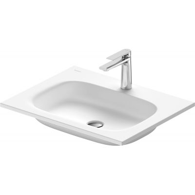 Duravit Sivida umywalka 62x48,5 cm prostokątna meblowa biała 2650003200