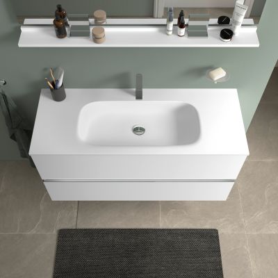 Duravit Sivida umywalka 122x48,5 cm prostokątna meblowa biała 2650033200