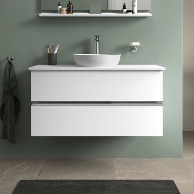 Duravit Sivida umywalka 40x40 cm okrągła nablatowa biała 2660003200