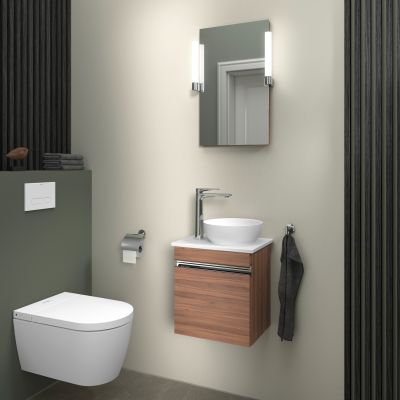 Duravit Sivida umywalka 30x30 cm okrągła nablatowa biała 2660023200