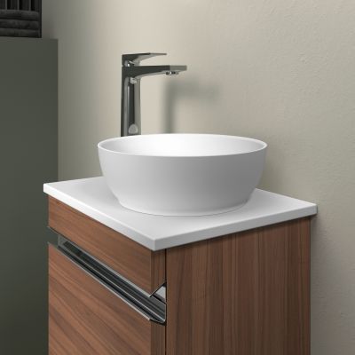 Duravit Sivida umywalka 30x30 cm okrągła nablatowa biała 2660023200