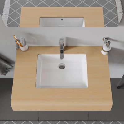 Duravit Vero umywalka 43x31,5 cm podblatowa prostokątna biała 0330430000