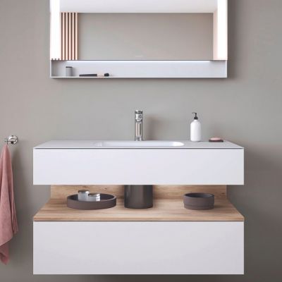 Duravit Qatego umywalka 48x32 cm podblatowa prostokątna biały połysk 0398480028