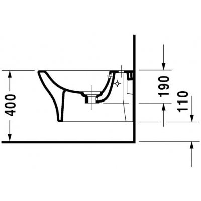 Duravit PuraVida bidet wiszący 2247150000