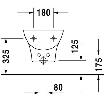 Duravit PuraVida bidet wiszący 2247150000