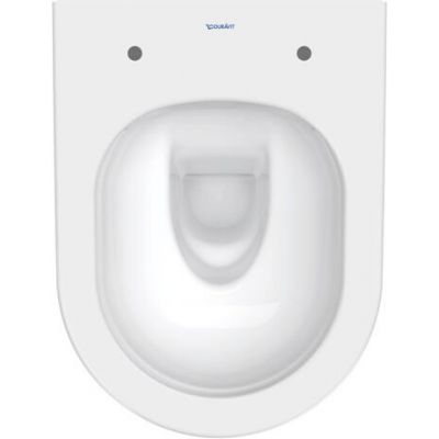Zestaw Duravit D-Neo Compact miska WC wisząca Rimless WonderGliss z deską wolnoopadającą biała (25880900001, 0021690000)