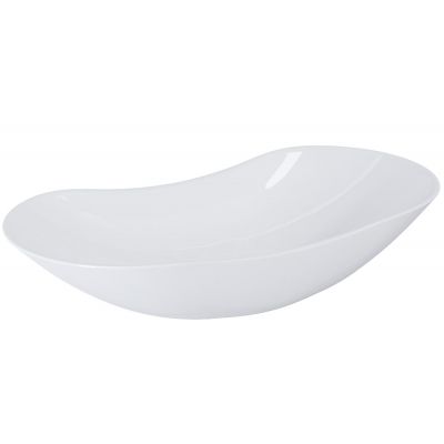 Elita Piato umywalka 73x38 cm owalna nablatowa biała RE040730128060