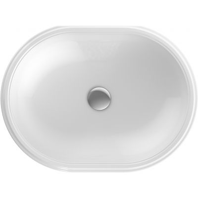 Geberit Variform umywalka 55x40 cm podblatowa owalna KeraTect biała 500.759.00.2