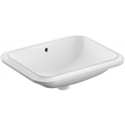 Geberit Variform umywalka 45x35 cm podblatowa prostokątna KeraTect biała 500.761.00.2