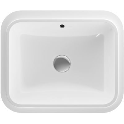 Geberit Variform umywalka 45x35 cm podblatowa prostokątna KeraTect biała 500.761.00.2