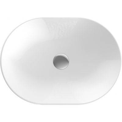 Geberit Variform umywalka 55x40 cm nablatowa owalna KeraTect biała 500.774.00.2