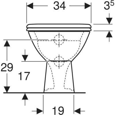 Geberit Bambini zestaw miska z deską stojąca dla dzieci biały połysk 502.983.00.1