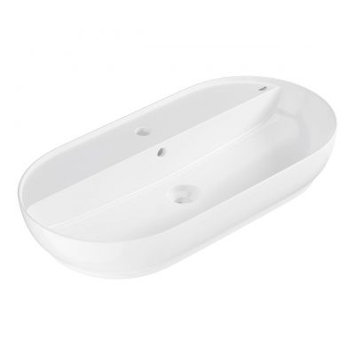 Grohe Essence umywalka 80x40 cm owalna nablatowa biała 103571SH00