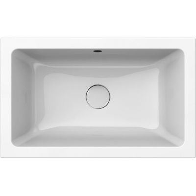 GSI Kube X umywalka 60x37 cm prostokątna wpuszczana-nablatowa biały połysk 8953911
