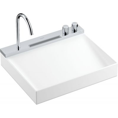 Hansgrohe Avalegra umywalka 58x47,5 cm prostokątna AquaUnit z baterią biały/chrom 22472000