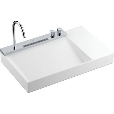 Hansgrohe Avalegra umywalka 78x47,5 cm AquaUnit z baterią biały/chrom 22473000