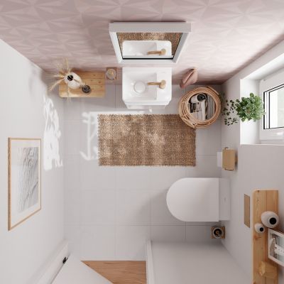 Hansgrohe Xelu Q umywalka 36x25 cm prostokątna ścienna-meblowa biała 60314450