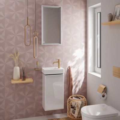 Hansgrohe Xelu Q umywalka 36x25 cm prostokątna ścienna-meblowa biała 60314450