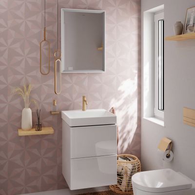 Hansgrohe Xelu Q umywalka 50x48 cm prostokątna ścienna-meblowa biała 60316450