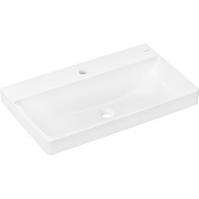 Hansgrohe Xelu Q umywalka 80x48 cm prostokątna ścienna-meblowa biała 60318450