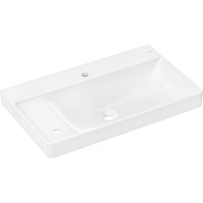 Hansgrohe Xelu Q umywalka 80x48 cm prostokątna ścienna-meblowa biała 60320450