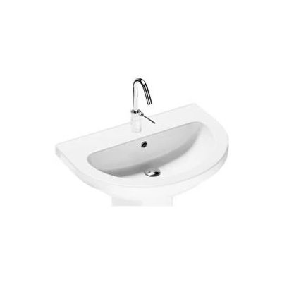 Hatria Erika Pro Q umywalka 62x46 cm owalna ścienna biała 00YXJE01