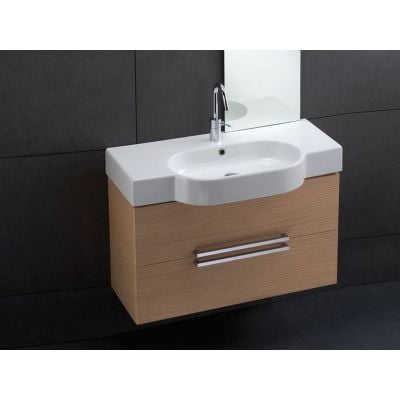 Hatria Area umywalka 90x45 cm ścienna prostokątna biała YXA001