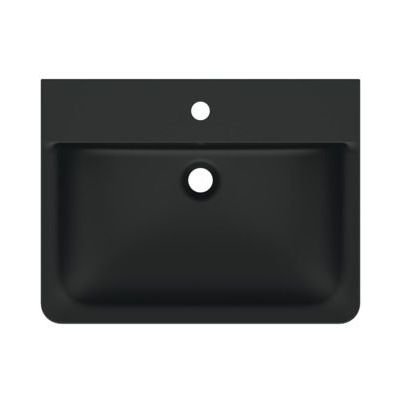 Ideal Standard Connect Air Cube umywalka 60x46 cm prostokątna czarny mat E0298V3