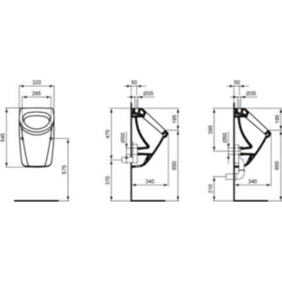 Ideal Standard Eurovit pisuar E375701