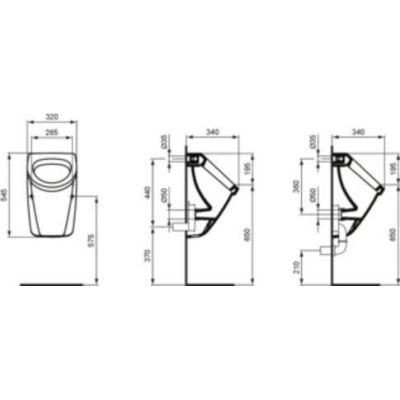 Ideal Standard Eurovit pisuar E375801