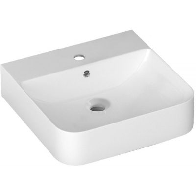 Isvea Sott Aqua umywalka 51x50 cm ścienna prostokątna biała 10SQ51051