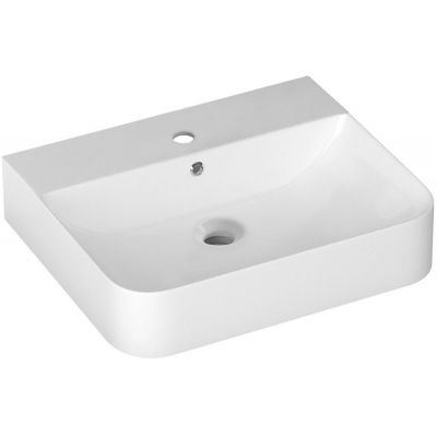 Isvea Sott Aqua umywalka 61x50 cm ścienna prostokątna biała 10SQ51061